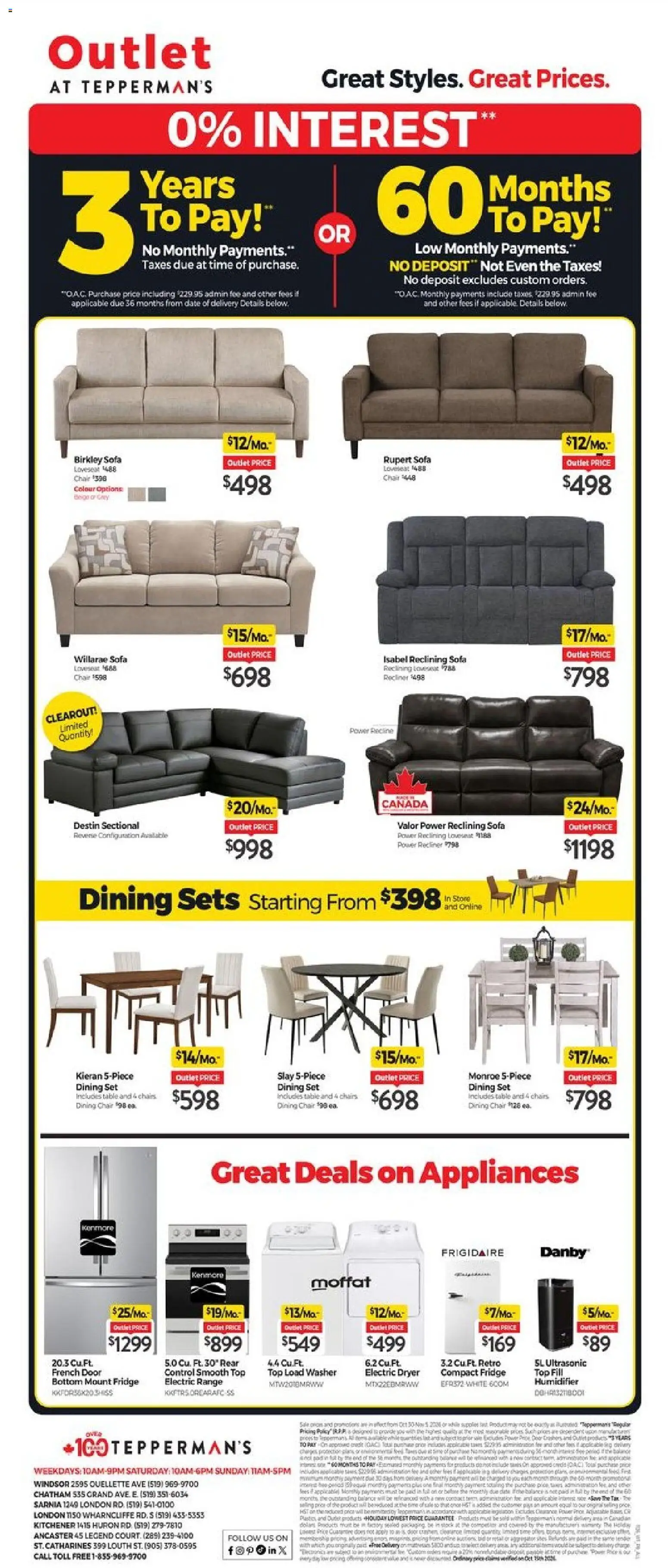 Tepperman's flyer valid from Oct 30, 2026 | Page: 9