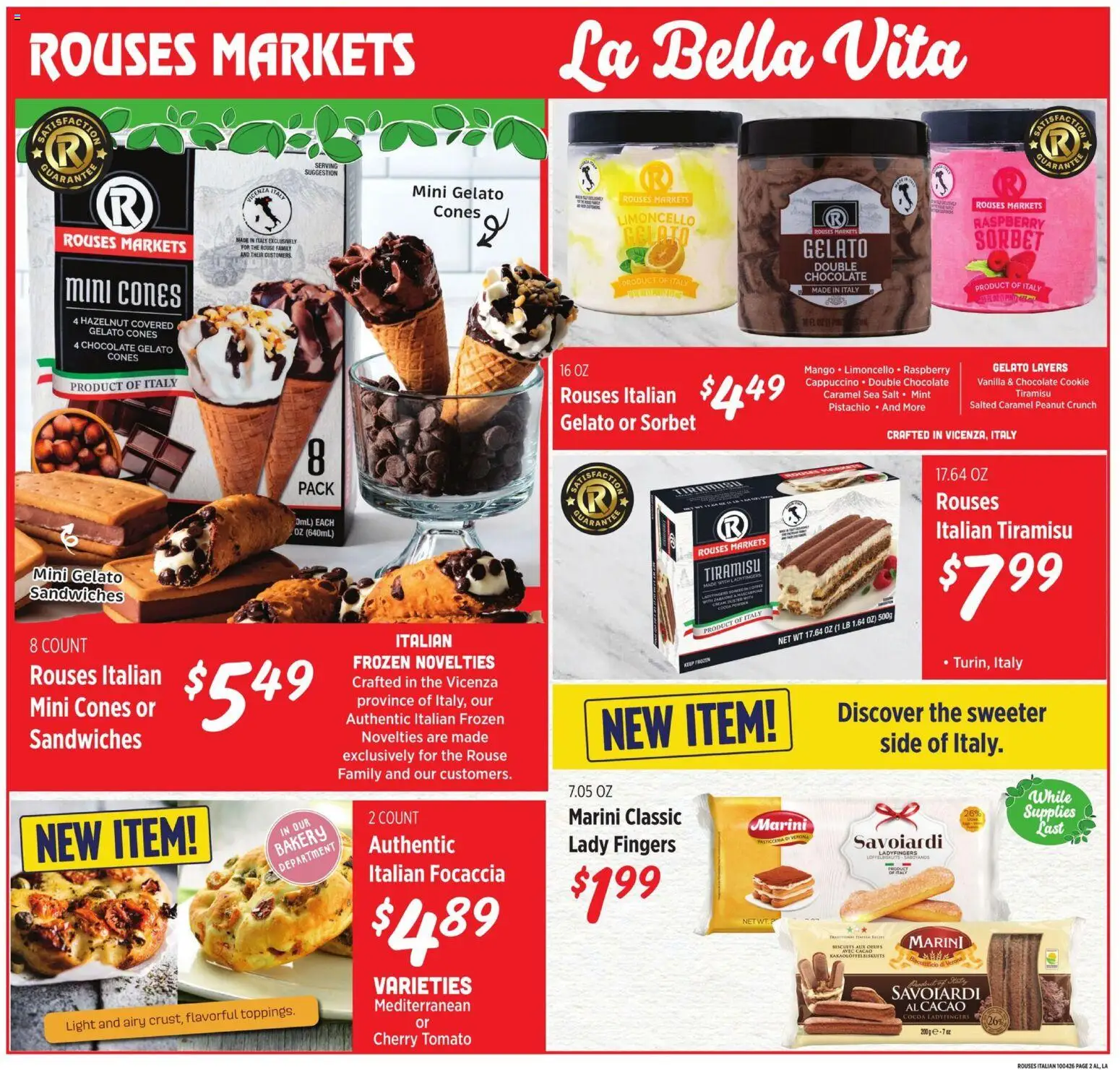Rouses Monthly Ad - valid from 09/30/2026 | Page: 2 | Products: Bakery, Mango, Raspberry, Vanilla