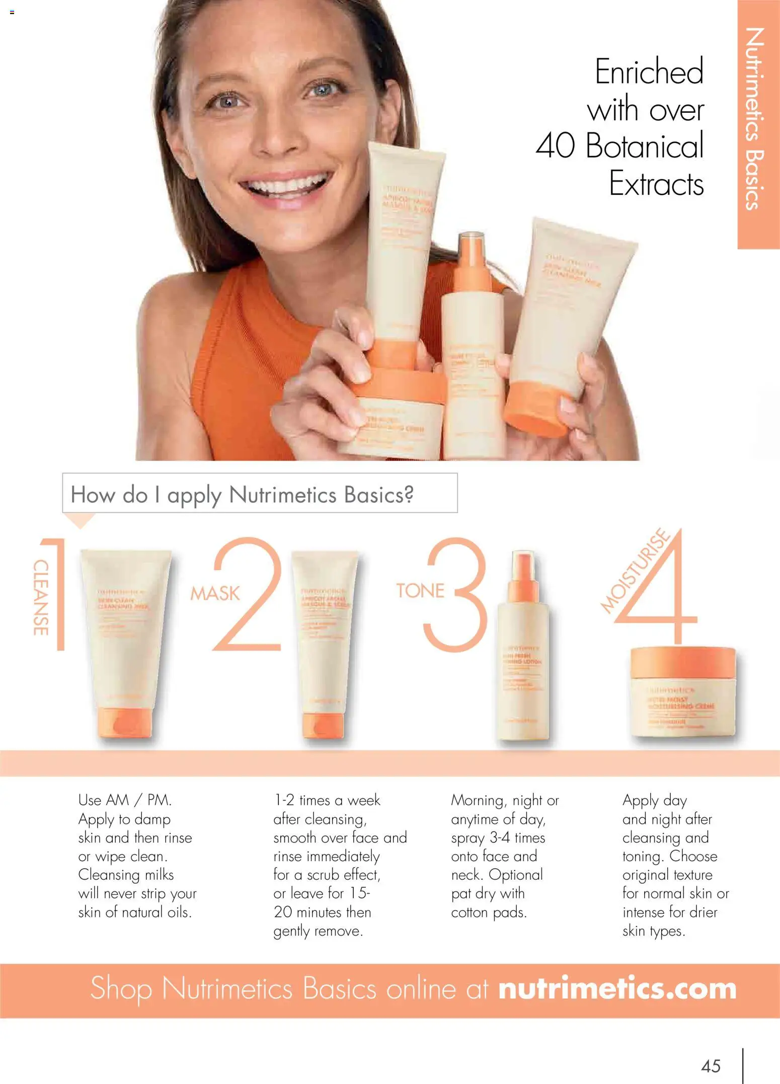 Nutrimetics catalogue - valid from 01/01/2026 | Page: 45 | Products: Scrub, Strip