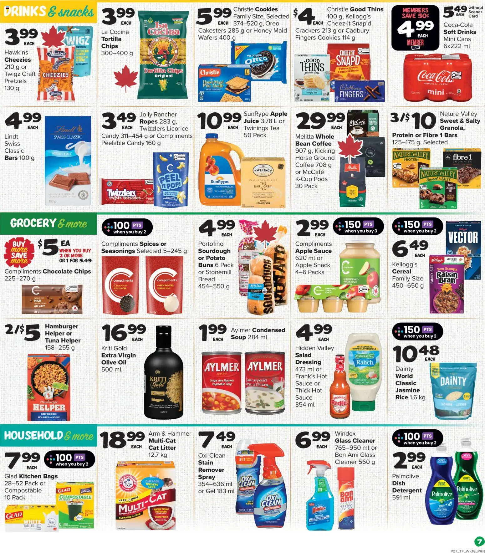 Thrifty Foods flyer valid from Aug 27, 2026 | Page: 8 | Products: Rice, Salad, Cat litter, Chocolate