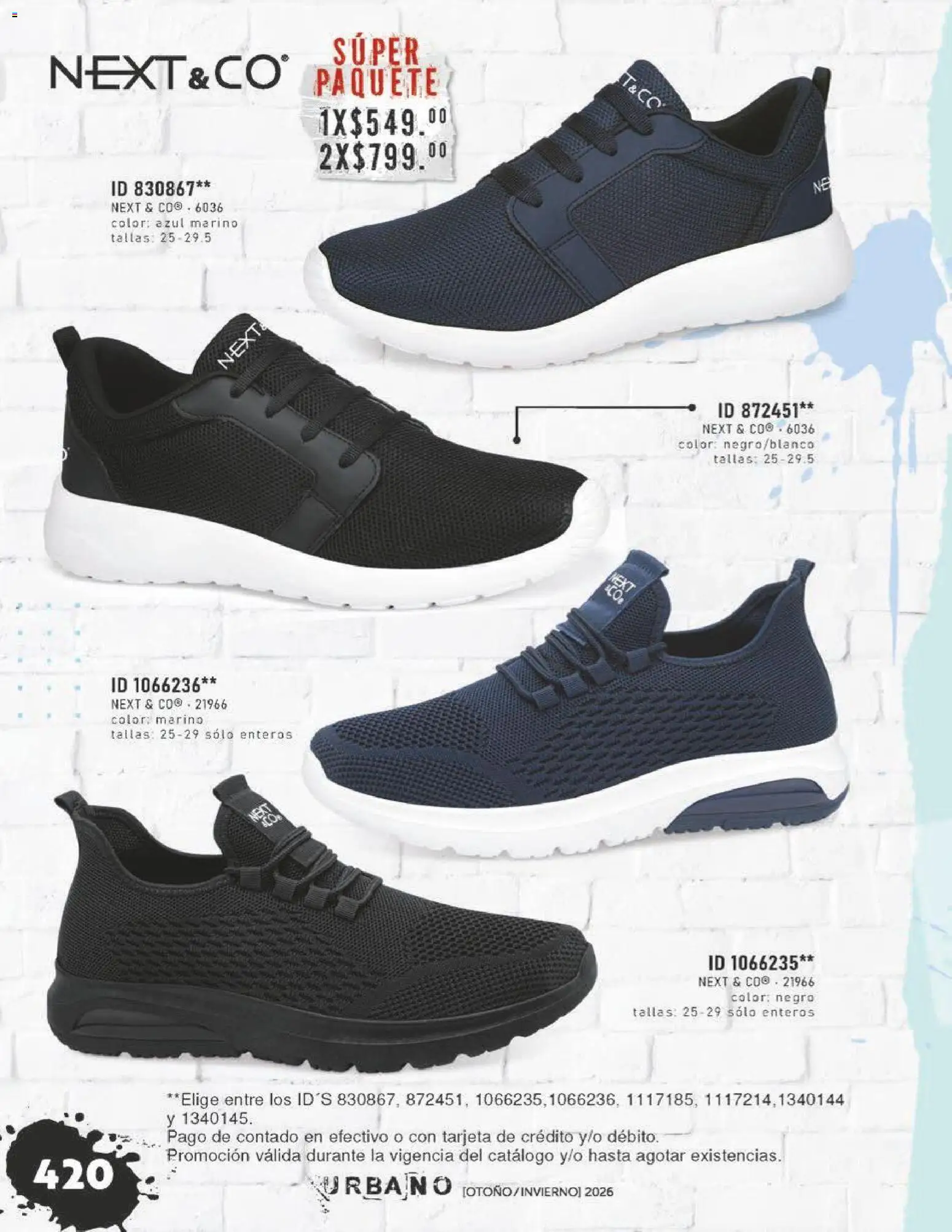 Nuevas ofertas de Price Shoes válidas en toda la República Mexicana desde el 31/07/2026. ¡Encuentra las mejores ofertas en Price Shoes catálogo Urbano! | Página: 420