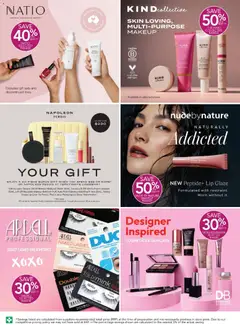Preview of Terry White catalogue Aberglasslyn - valid from 30/07/2026 | Page: 30 | Products: Lip gloss, Makeup, Water, Pencil