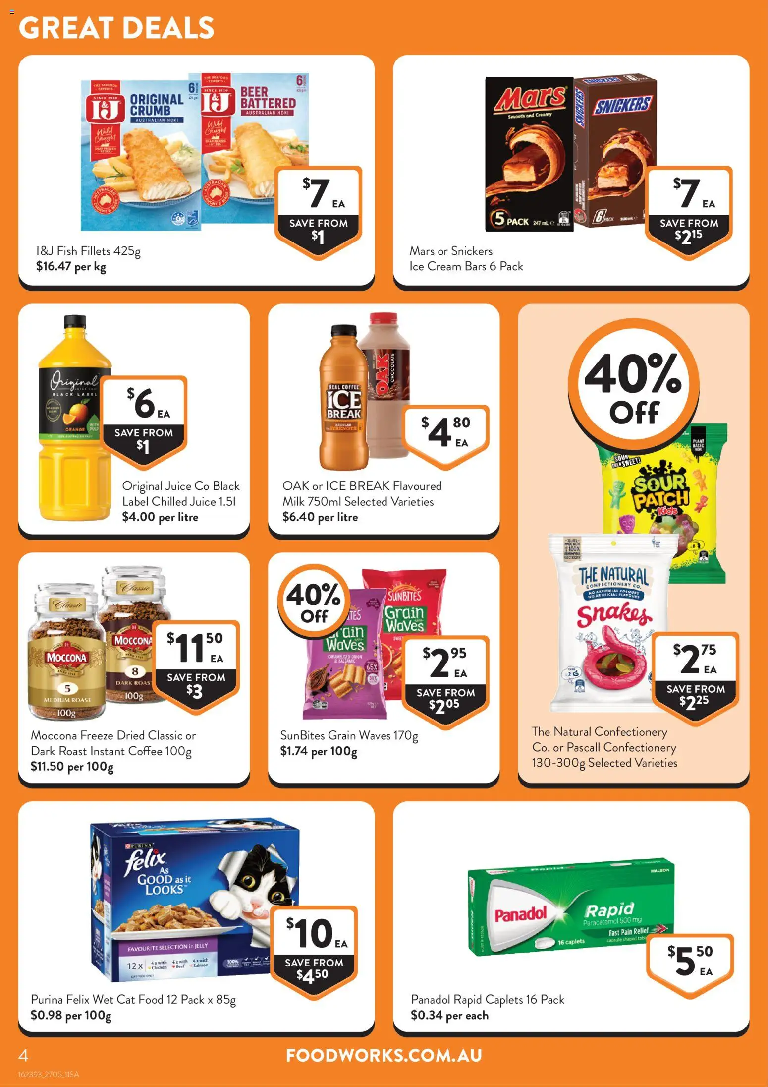 Foodworks catalogue - valid from 25.05.2026 | Page: 4 | Products: Table, Coffee, Beef, Cream