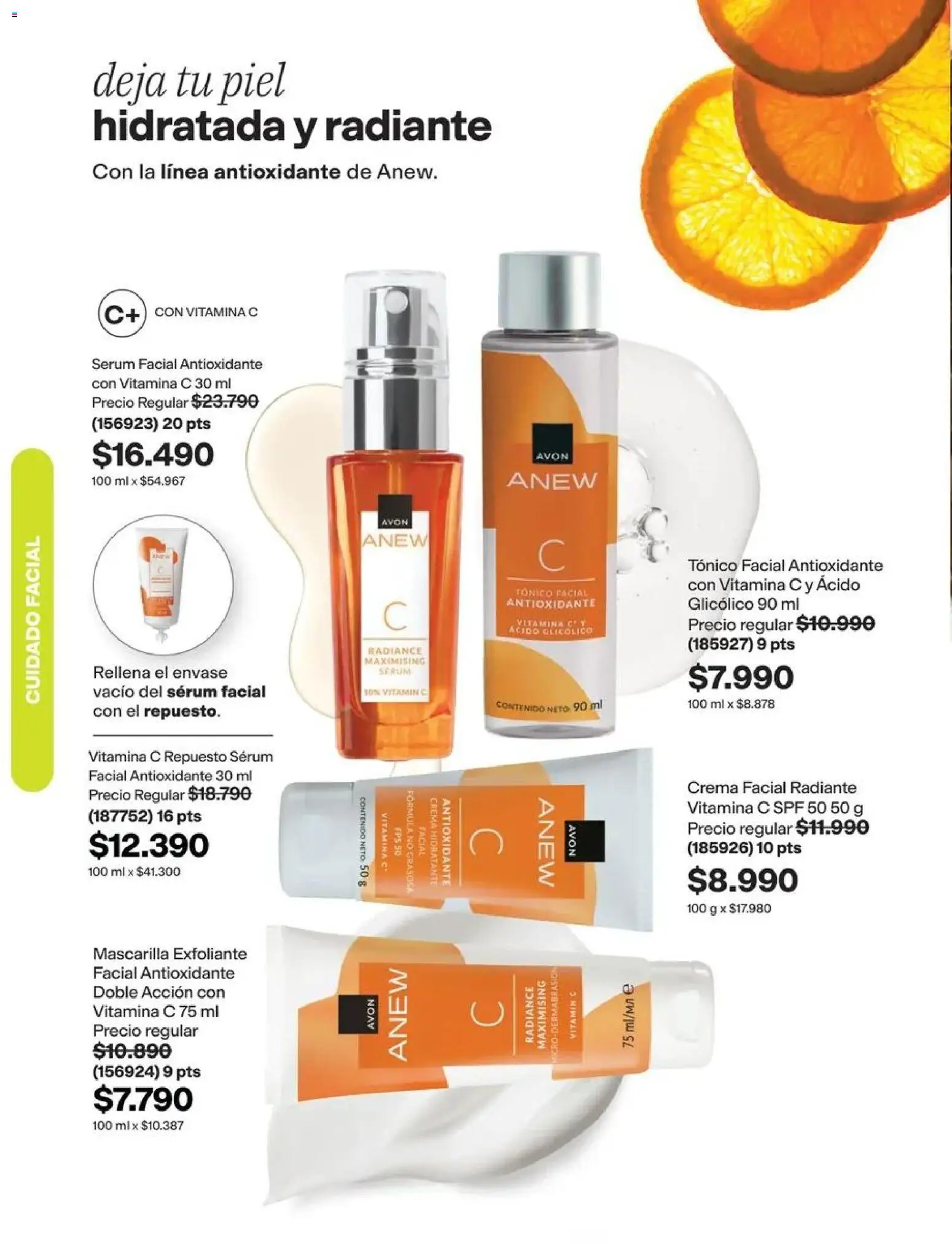Catálogo Avon Campaña 13 │ válido desde el 31.08.2026 | Página: 85 | Productos: Exfoliante facial, Mascarilla, Crema, Serum