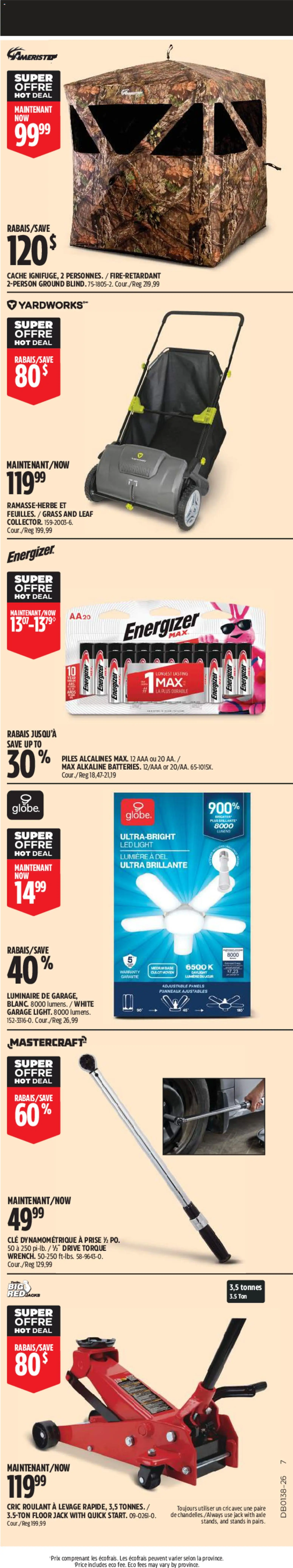 Canadian Tire flyer valid from Sep 17, 2026 | Page: 3 | Products: LED light
