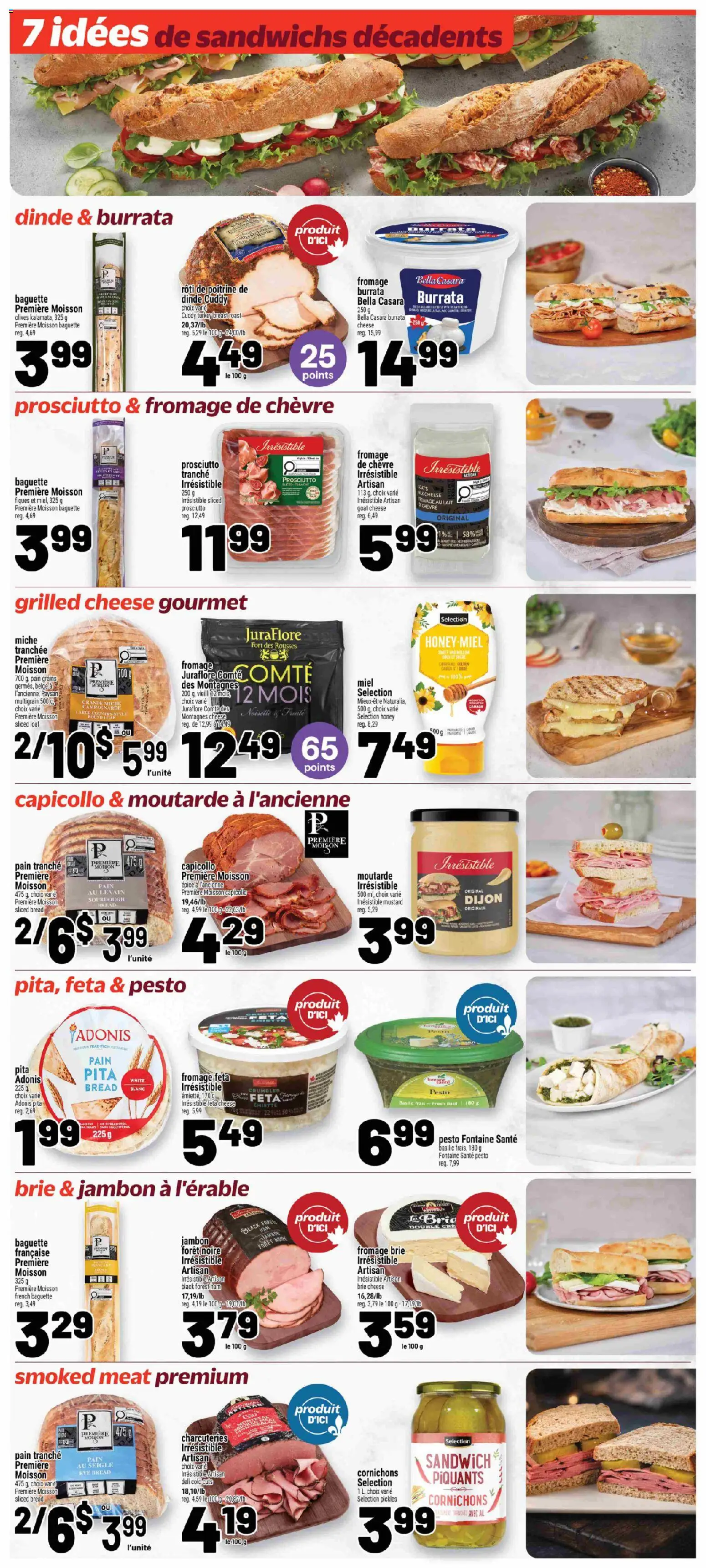 Metro flyer valid from Sep 17, 2026 | Page: 22 | Products: French baguette, Goat cheese, Roast, Turkey breast
