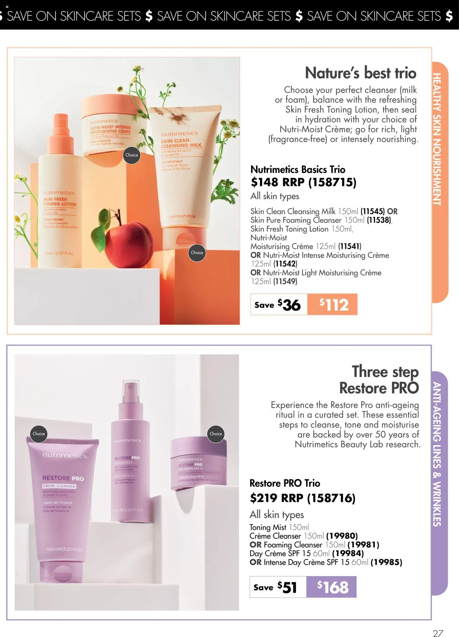Nutrimetics catalogue - valid from 16/08/2026 | Page: 27 | Products: Sesame, Light, Oil, Lotion