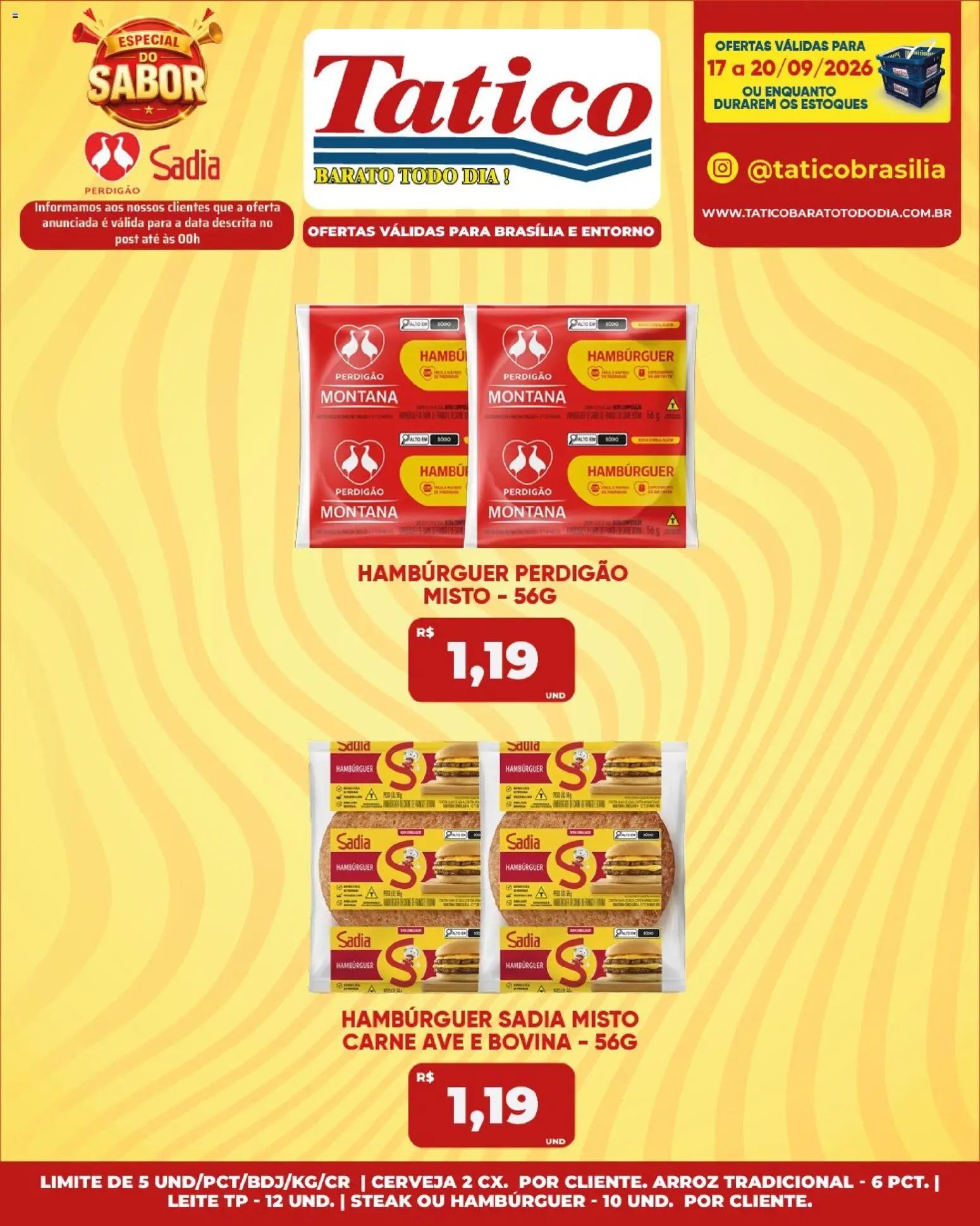 Tatico Folheto - válido de 18/09/2026 | Página: 22 | Produtos: Steak, Cerveja, Arroz, Carne