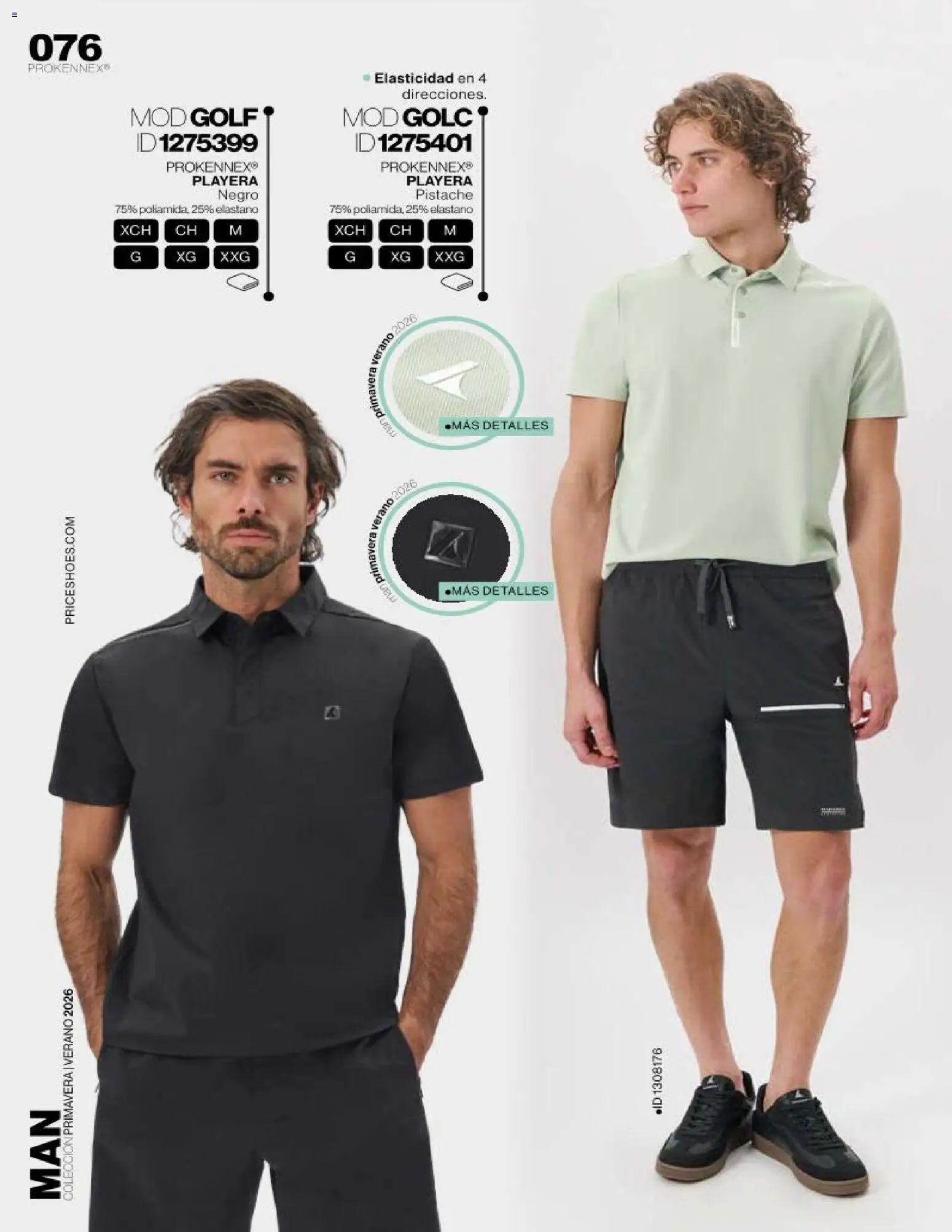 Nuevas ofertas de Price Shoes válidas en toda la República Mexicana desde el 03.04.2026. ¡Encuentra las mejores ofertas en Price Shoes catálogo Man! | Página: 76 | Productos: Playera