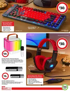 Preview of Marvel Spider-Man "Brand New Day" Gaming Keyboard, Wired keyboard, Responsive keys, Volume scroll dial, USB connection - valid from 14/08/2026 | Page: 2