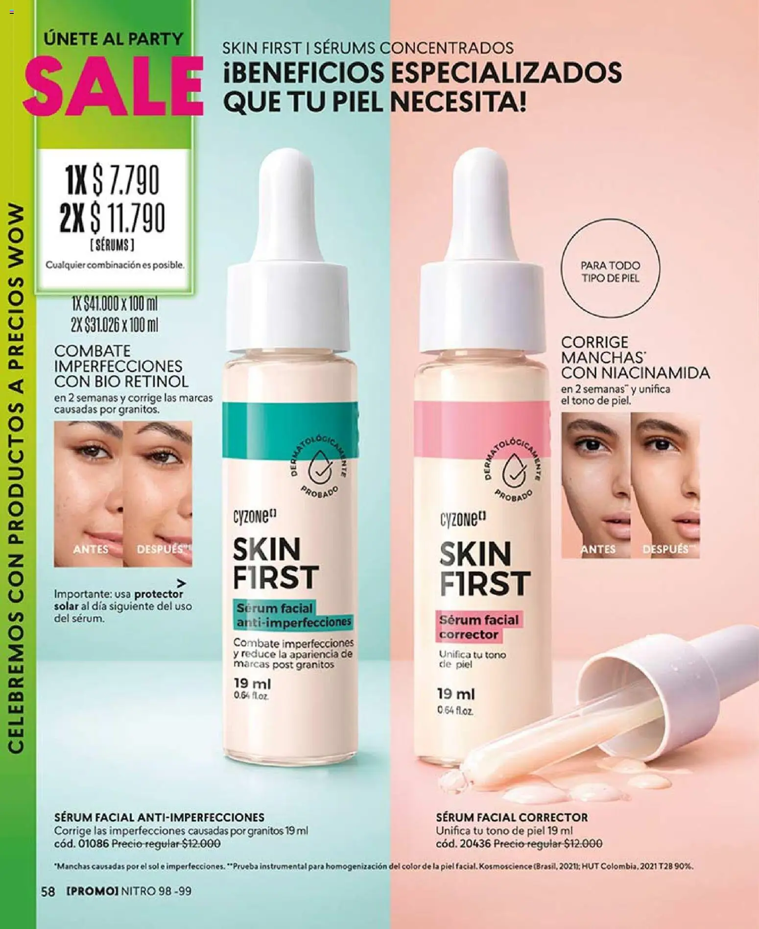 Catálogo CyZone Campaña 11 │ válido desde el 14.06.2026 | Página: 70 | Productos: Protector solar, Corrector, Serum