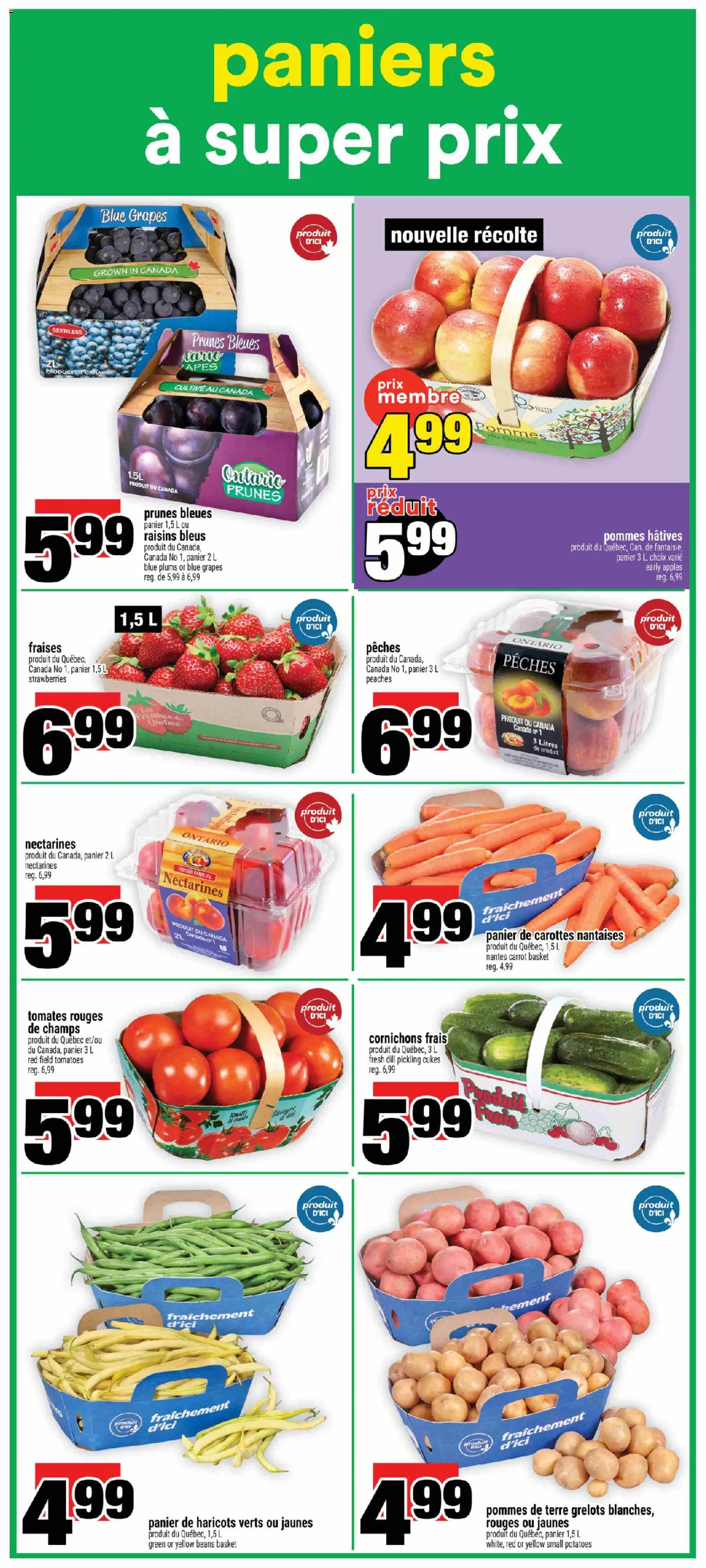 Super C flyer valid from Aug 20, 2026 | Page: 11 | Products: Strawberries, Raisins, Prunes, Plums
