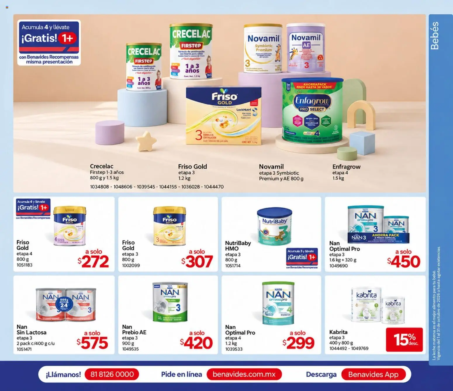 Catálogo Farmacia Benavides - Página 17 - Ofertas válidas hasta el 30 de octubre de 2026