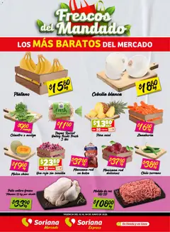 Vista previa de Soriana Frescos del Mandado Mercado: Saltillo y Torreón, nuevo folleto de la tienda, válido en México a partir del 02.06.2026