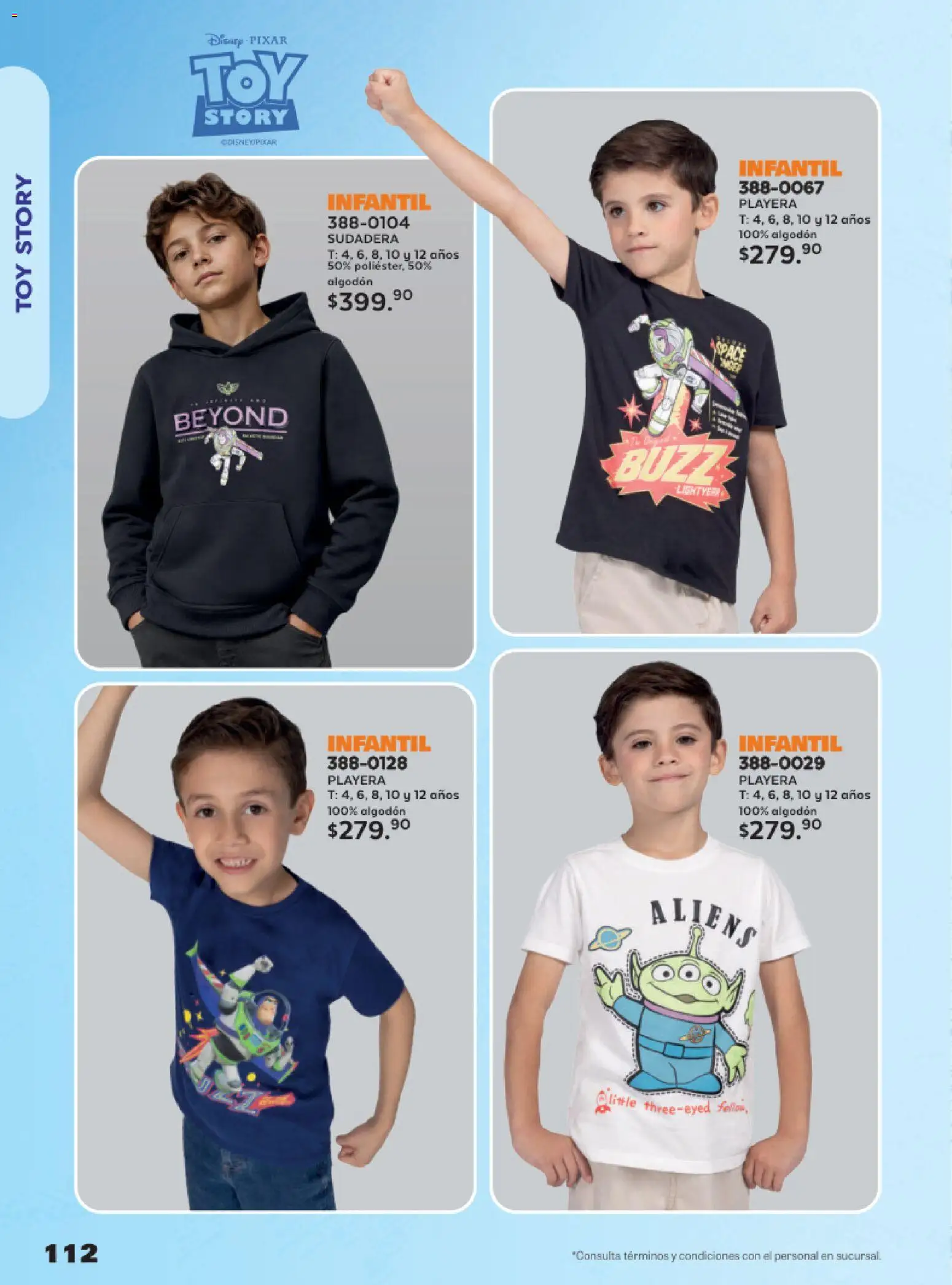 Nuevas ofertas de Andrea válidas en toda la República Mexicana desde el 24.05.2026. ¡Encuentra las mejores ofertas en Andrea catálogo Lo más divertindo en ropa! | Página: 112 | Productos: Algodón, Sudadera, Playera