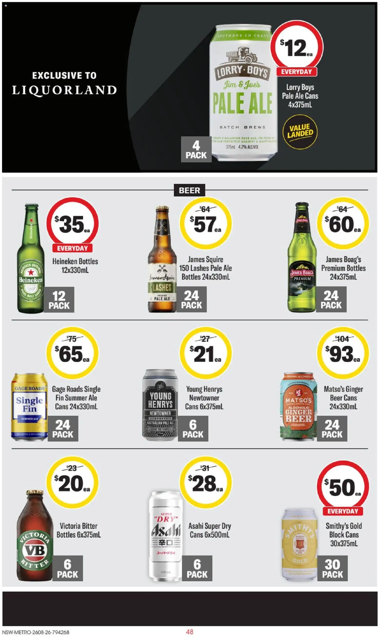 Liquorland catalogue - valid from 26/08/2026 | Page: 3 | Products: Heineken, Ginger, Beer
