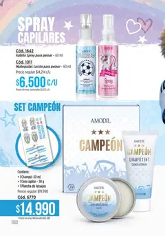 Vista previa Catálogo Amodil Campaña 12 válido desde el 30/06/2026 | Página: 100 | Productos: Champú, Loción, Cera, Plancha