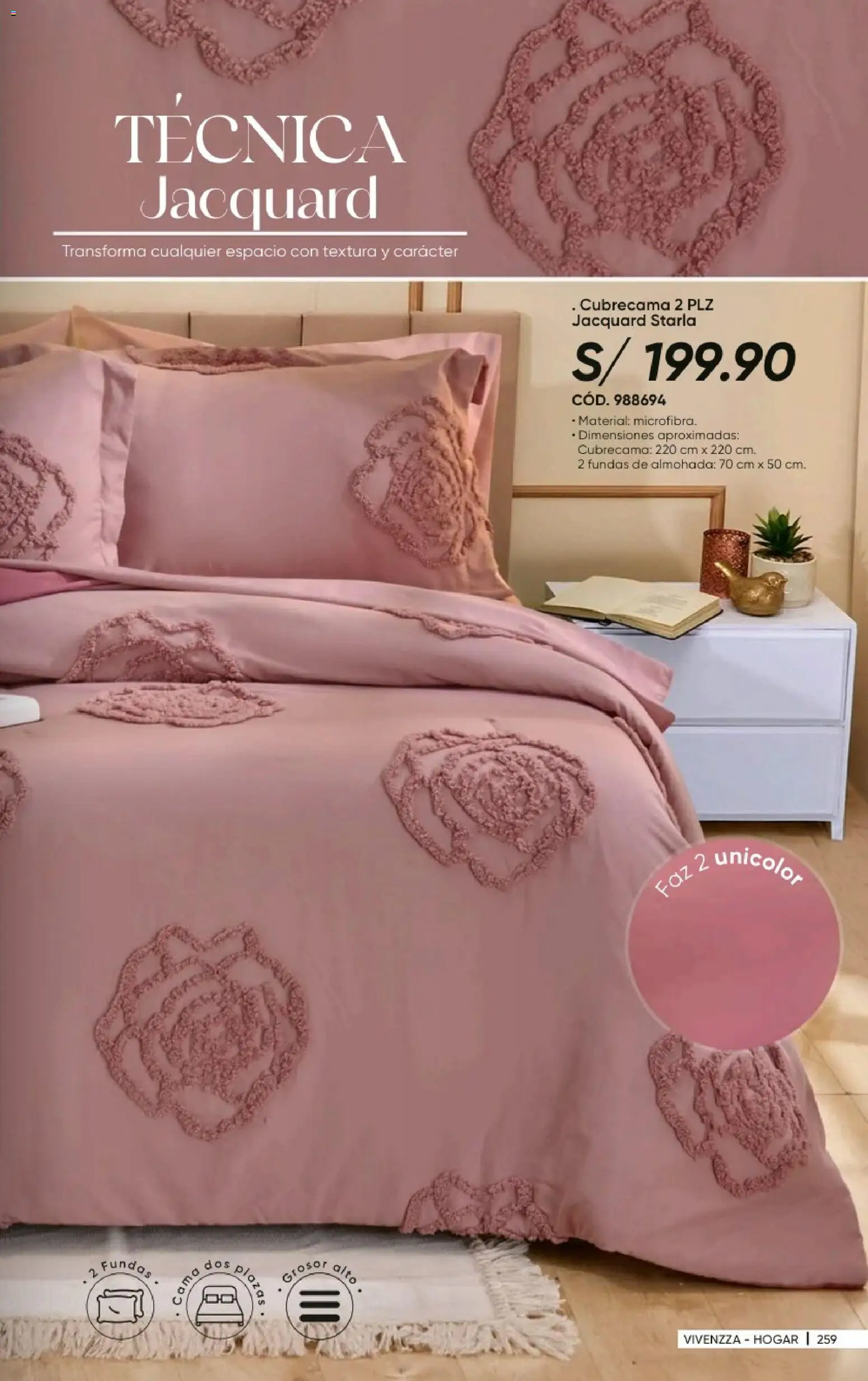 Catálogo Azzorti válido desde 20/09/2026 | Página: 261 | Productos: Cama, Almohada