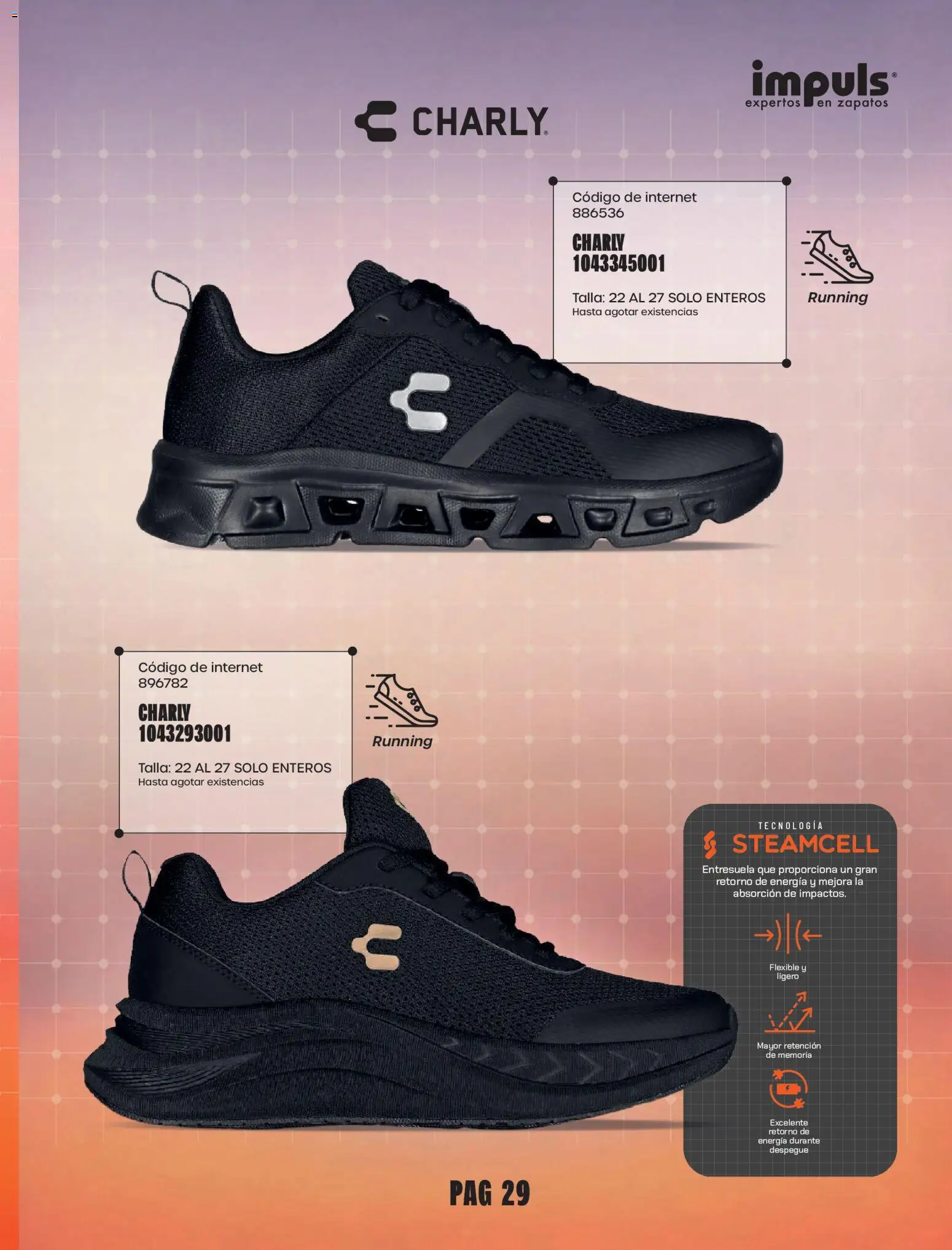 Nuevas ofertas de Impuls válidas en toda la República Mexicana desde el 01/09/2026. ¡Encuentra las mejores ofertas en Impuls catálogo Urban Sport! | Página: 31 | Productos: Zapatos, Flexible