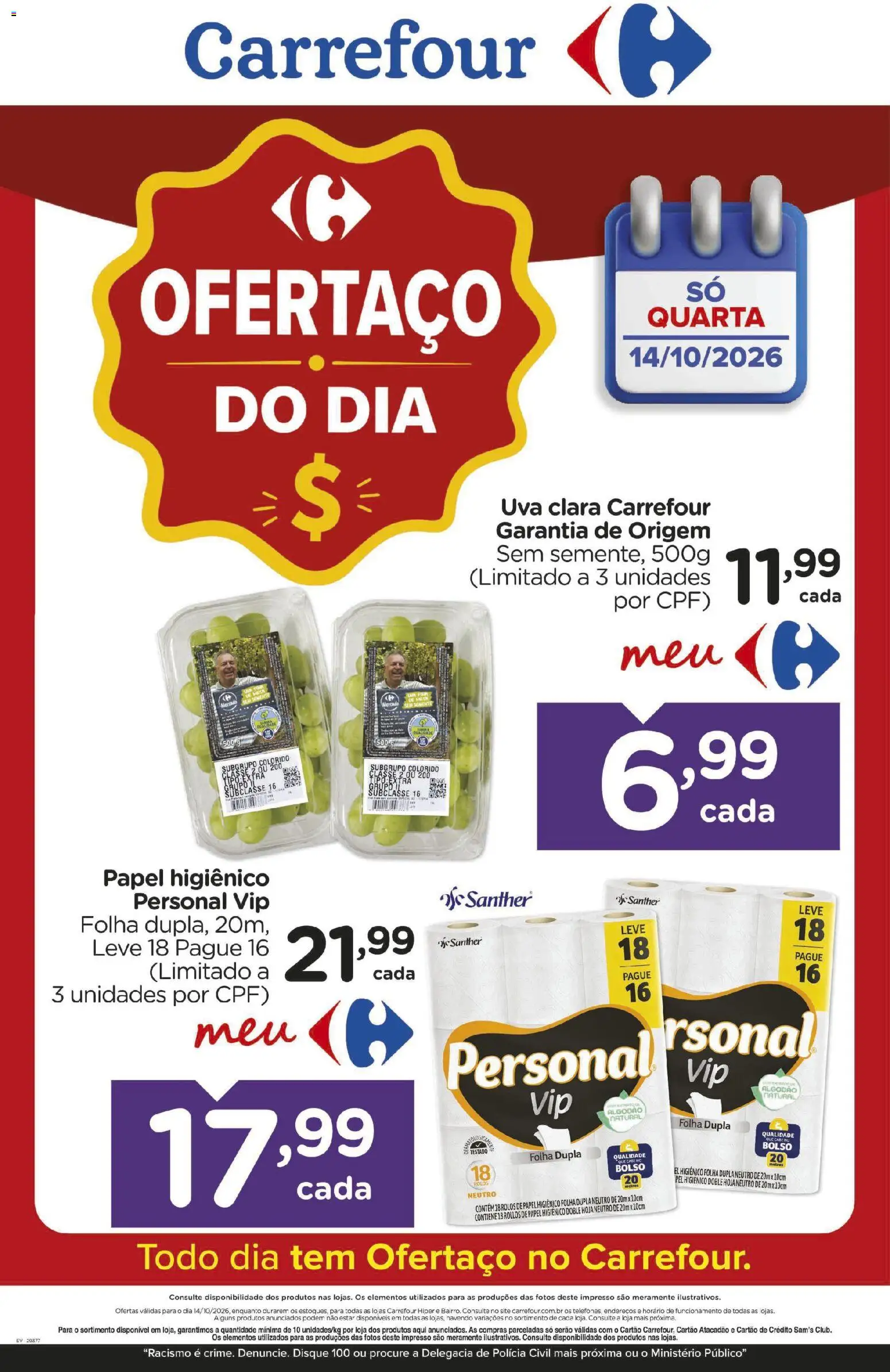 Carrefour Folheto - válido de 14/10/2026 | Página: 1