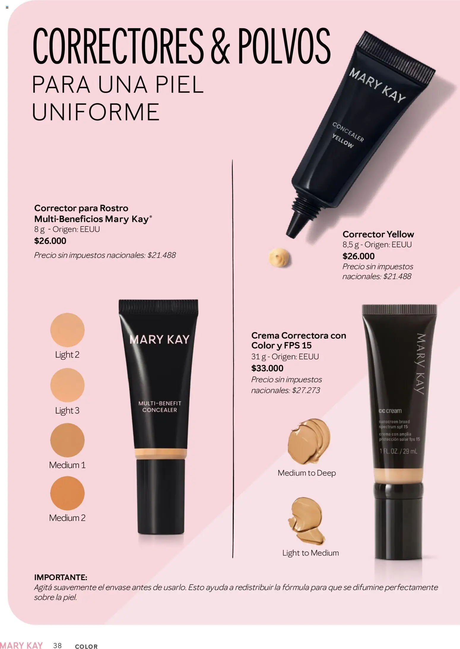 Mary Kay - Catálogo │ válido desde el 01/09/2026 | Página: 38 | Productos: Sobre, Crema