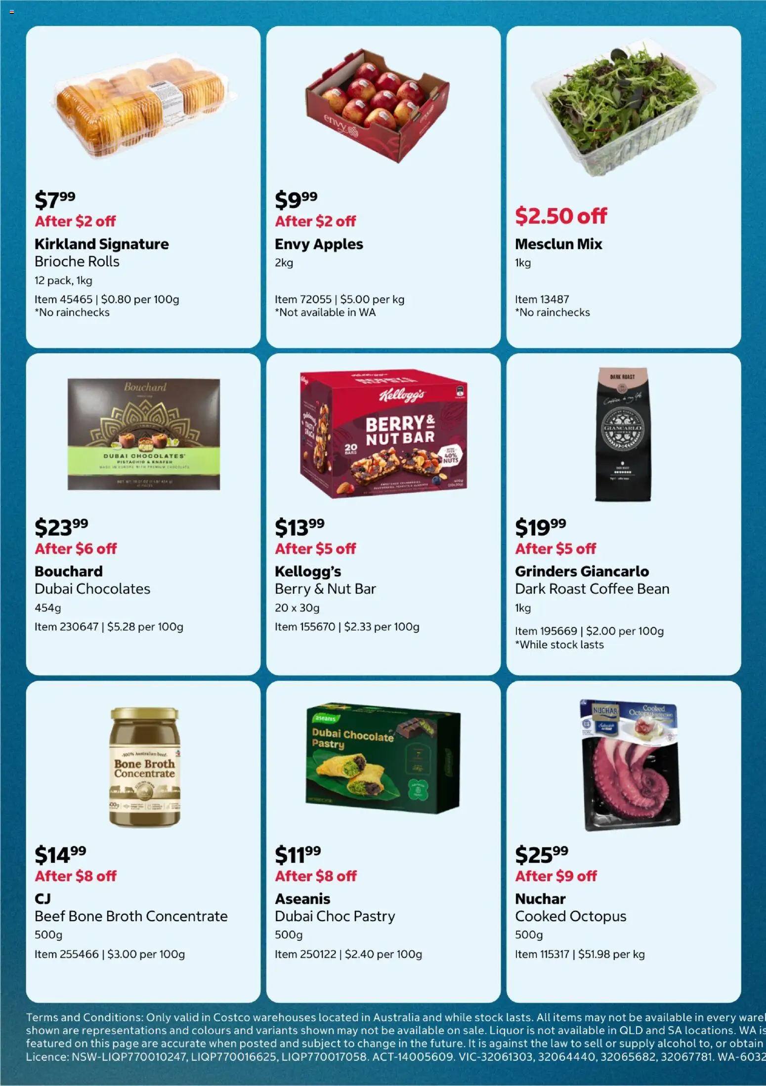 Costco catalogue - valid from 18.06.2026 | Page: 5 | Products: Coffee, Chocolate, Beef, Pastry