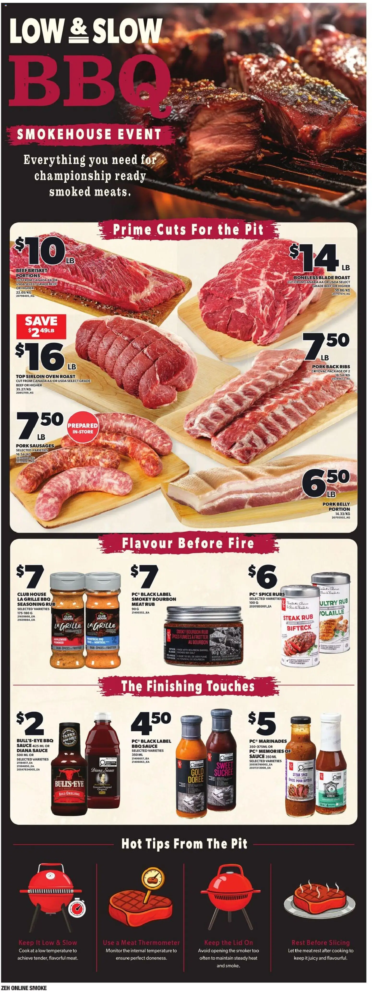 Zehrs flyer valid from Jul 23, 2026 | Page: 5 | Products: Oven, Pork belly, Steak, Pork
