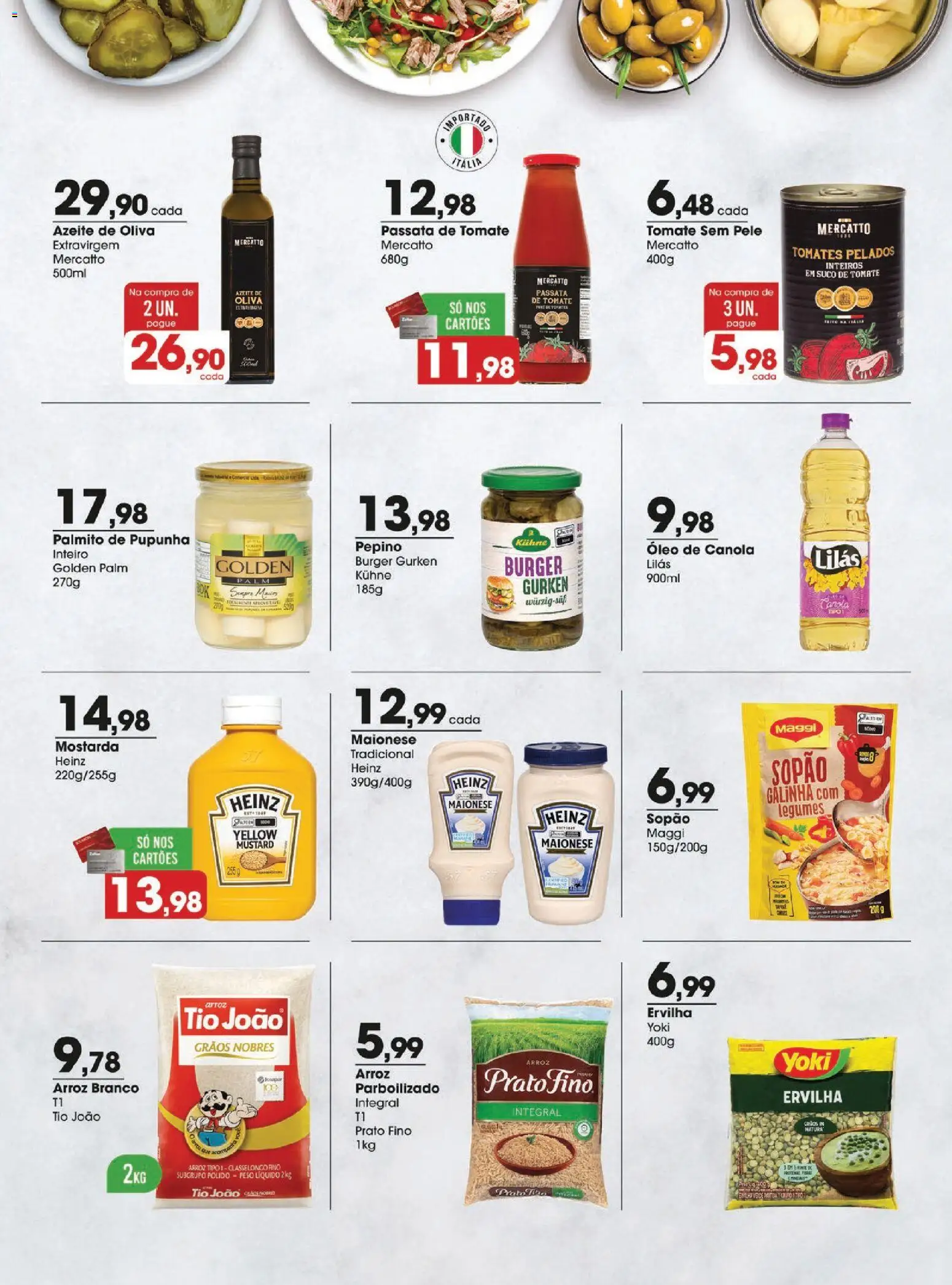 Zaffari Folheto - válido de 26.05.2026 | Página: 3 | Produtos: Pupunha, Palmito, Óleo, Suco