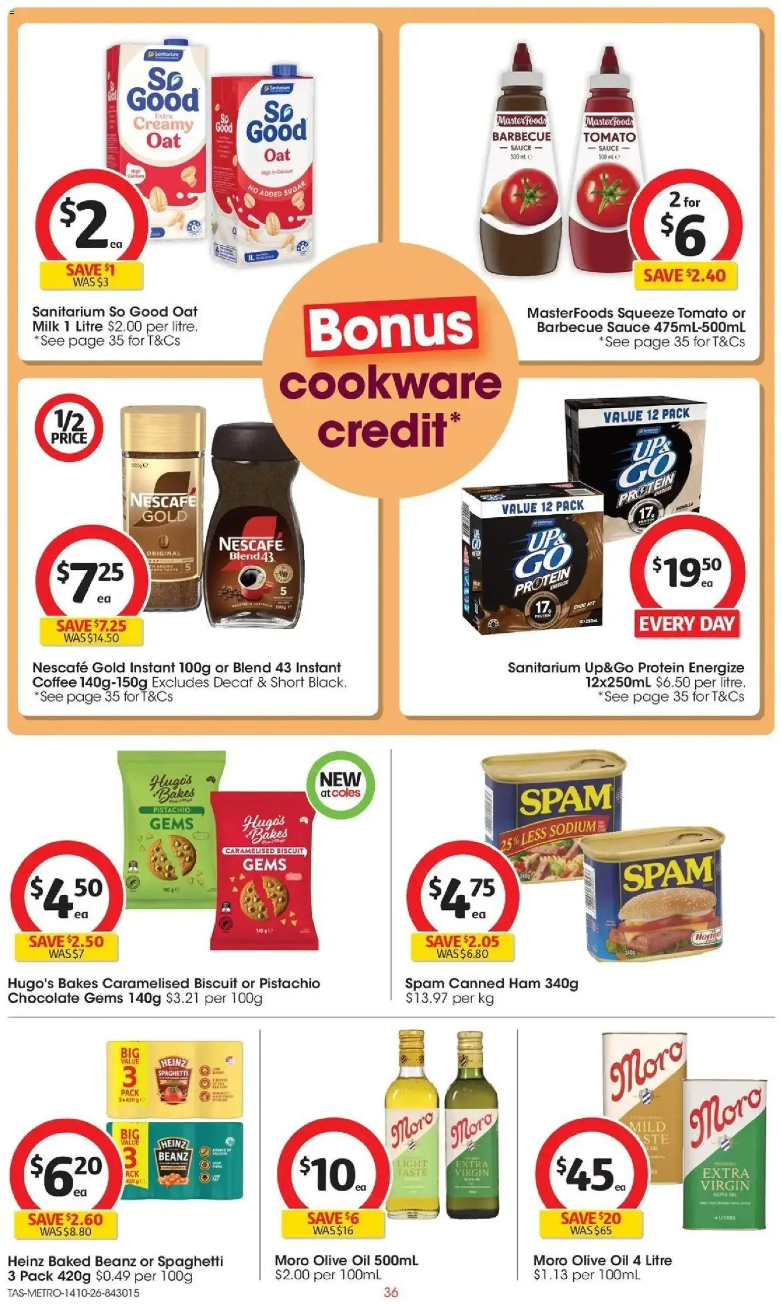 ﻿Coles catalogue valid from 14/10/2026 > Online Australia | Page: 36