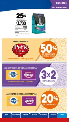 Vista previa La Anonima catálogo válido desde el 16/07/2026 | Página: 34 | Productos: Pescado, Té