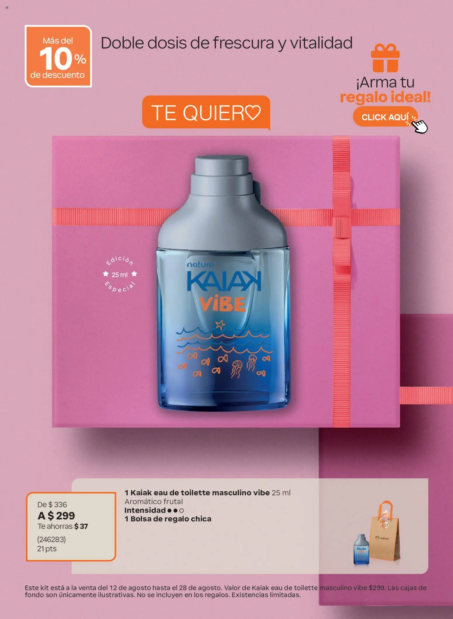 Nuevas ofertas de Natura válidas en toda la República Mexicana desde el 12/08/2026. ¡Encuentra las mejores ofertas en Natura Día de los Abuelos 2026! | Página: 6 | Productos: Bolsa, Té, Eau de toilette