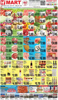 Preview of Hmart weekly ads valid from 19.06.2026