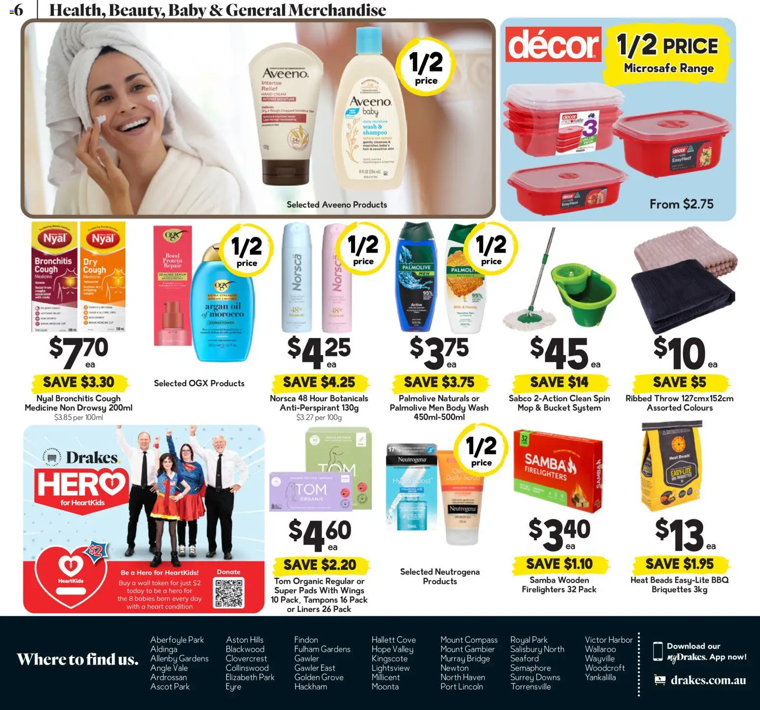 Drakes catalogue - valid from 03.06.2026 | Page: 6 | Products: Shampoo, Oil, Cream, Tampons