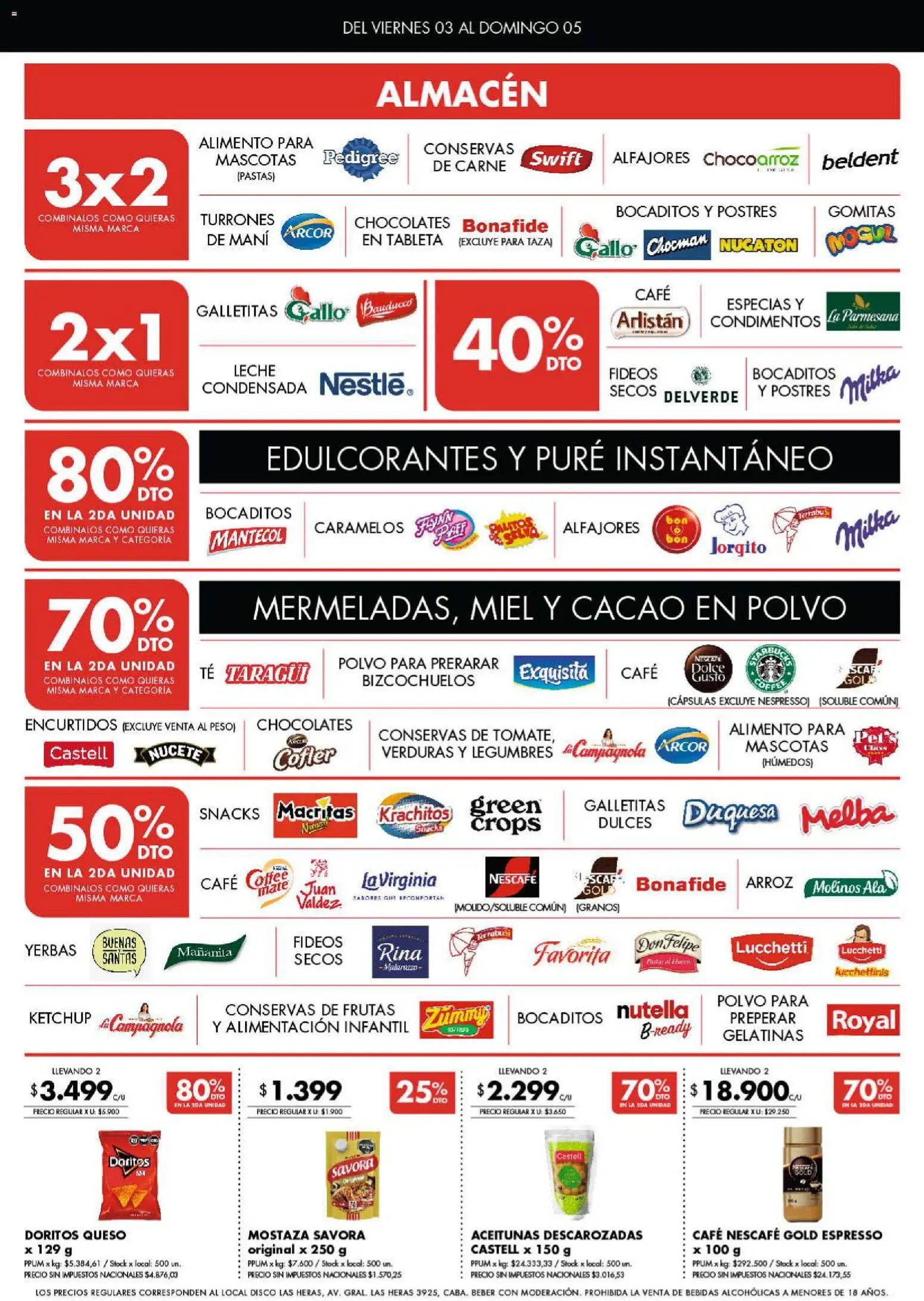 Disco ofertas │ válido desde el 03/07/2026 | Página: 2 | Productos: Gomitas, Ketchup, Mani, Cacao