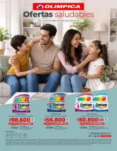 Olímpica catálogo - Ofertas Saludables -  Vista previa de la revista de la tienda Olímpica valido desde el 01.04.2026
