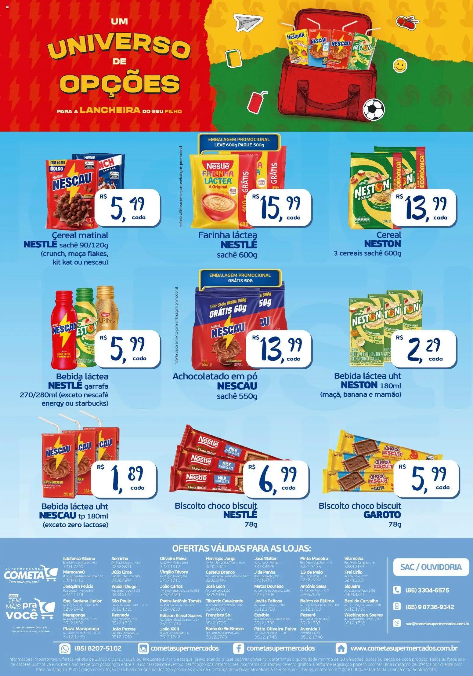Cometa Supermercados Folheto - válido de 20/10/2026 | Página: 2