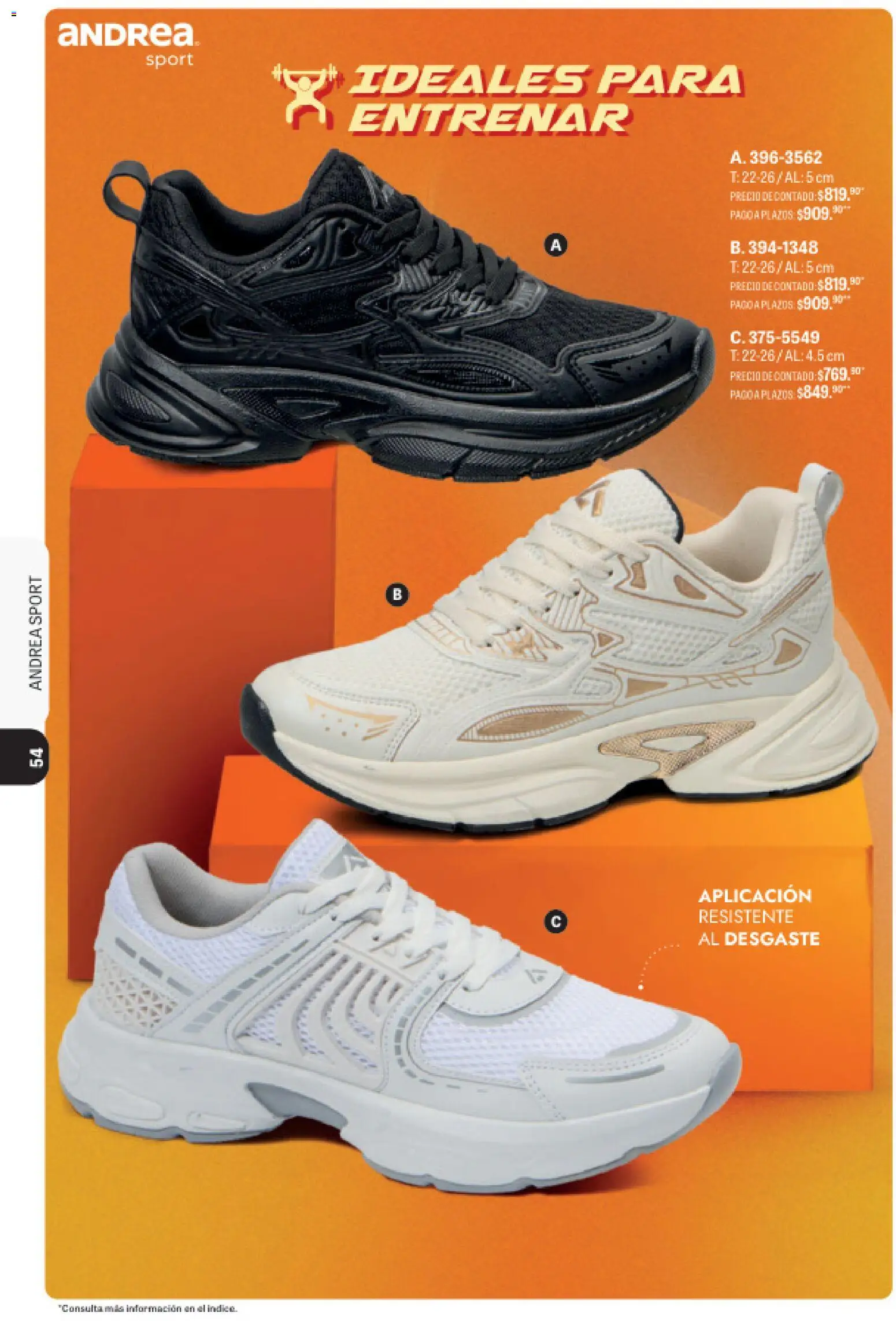 Nuevas ofertas de Andrea válidas en toda la República Mexicana desde el 23/08/2026. ¡Encuentra las mejores ofertas en Andrea catálogo Sport! | Página: 43