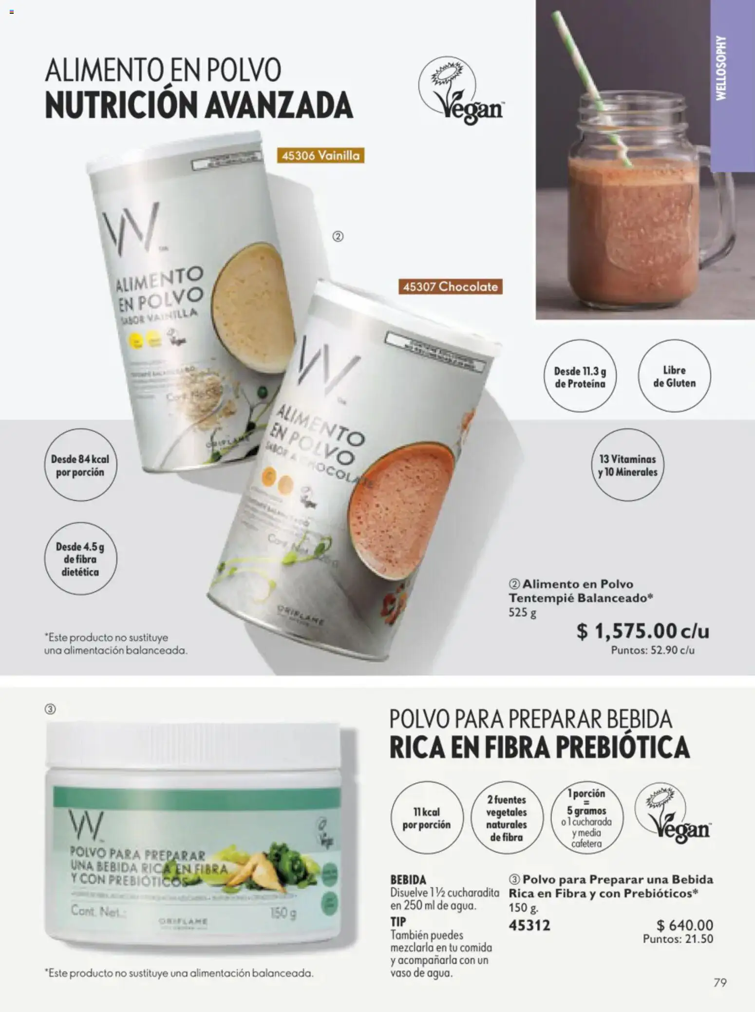 Nuevas ofertas de Oriflame válidas en toda la República Mexicana desde el 11/07/2026. ¡Encuentra las mejores ofertas en Oriflame campaña 10 2026! | Página: 79 | Productos: Col, Chocolate, Vitaminas, Cafetera