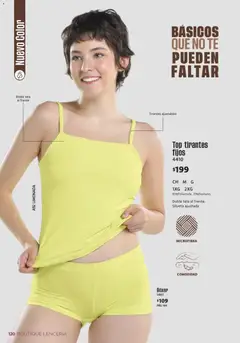 Vista previa de Ilusión catálogo Otoño, nuevo folleto de la tienda, válido en México a partir del 01/07/2026 | Página: 122 | Productos: Top, Tirantes, Lenceria, Té