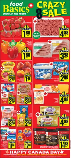 Preview of Food Basics weekly flyer / circulaire from shop Food Basics valid from Jun 25, 2026