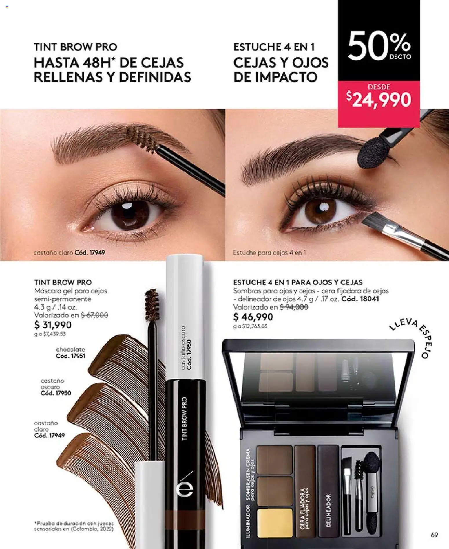 Ésika revista - valida desde el 17/07/2026 | Página: 69 | Productos: Estuche, Crema, Iluminador, Delineador de ojos