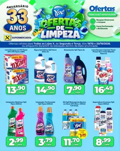 X Supermercados ofertas Ypê - Pré-Visualização do folheto da loja X Supermercados, válido de 19/10/2026