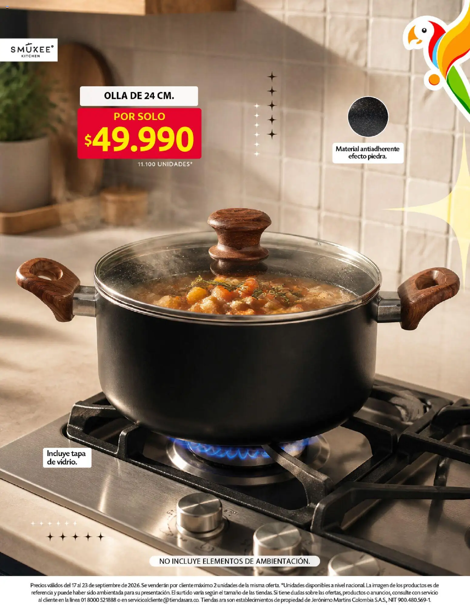 Ara revista - valida desde el 17/09/2026 | Página: 6 | Productos: Sobre, Tapa, Olla