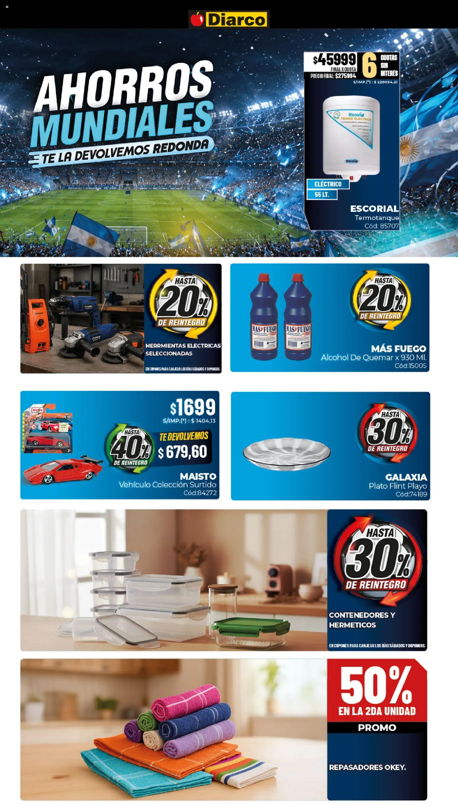 Diarco - Ofertas Pueblo Interior │ válido desde el 01.06.2026 | Página: 10 | Productos: Termo, Termotanque, Té