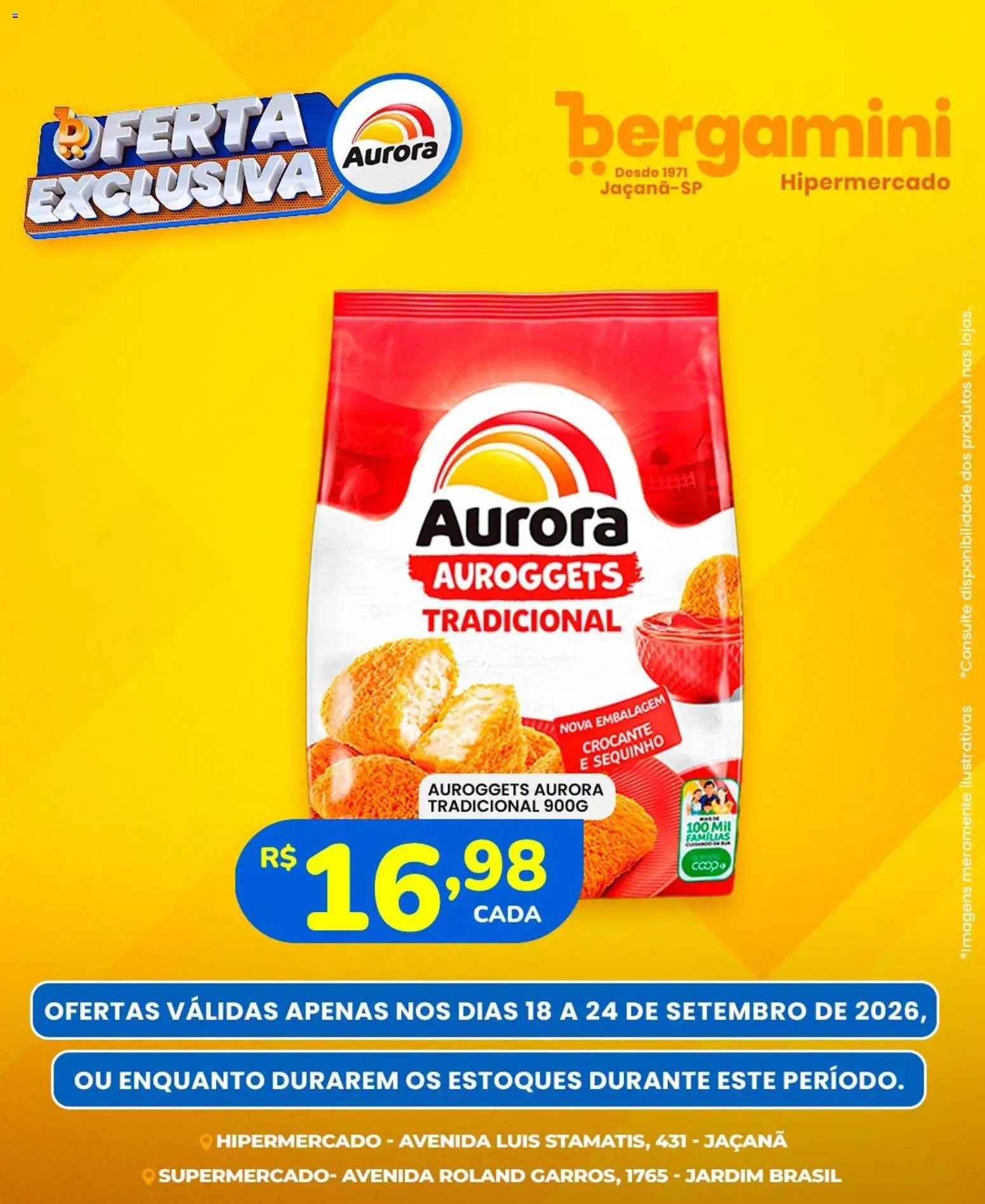 Supermercado Bergamini Folheto - válido de 18/09/2026 | Página: 1