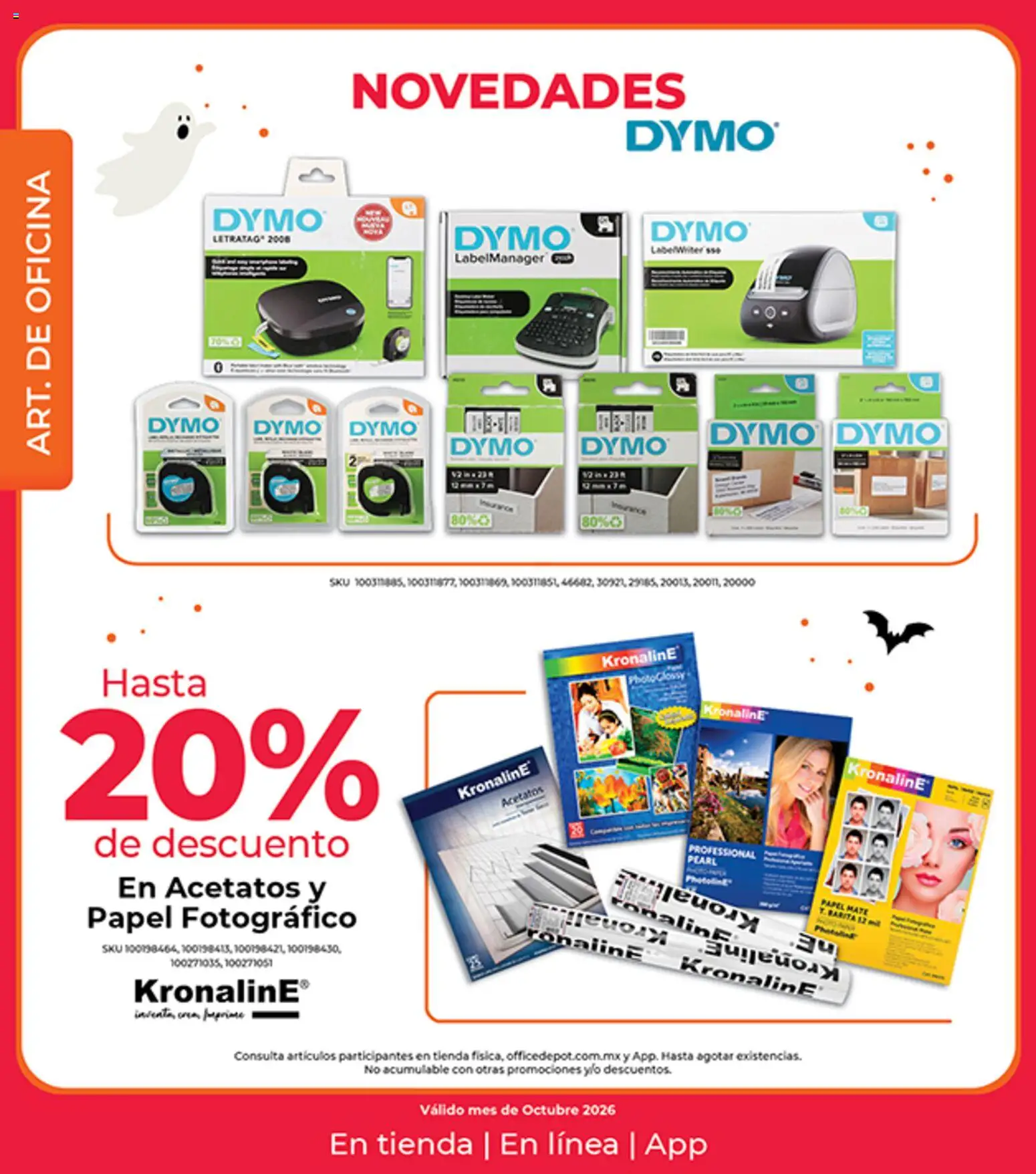 Nuevas ofertas de Office Depot válidas en toda la República Mexicana desde el 01/10/2026. ¡Encuentra las mejores ofertas en Office Depot catálogo! | Página: 4