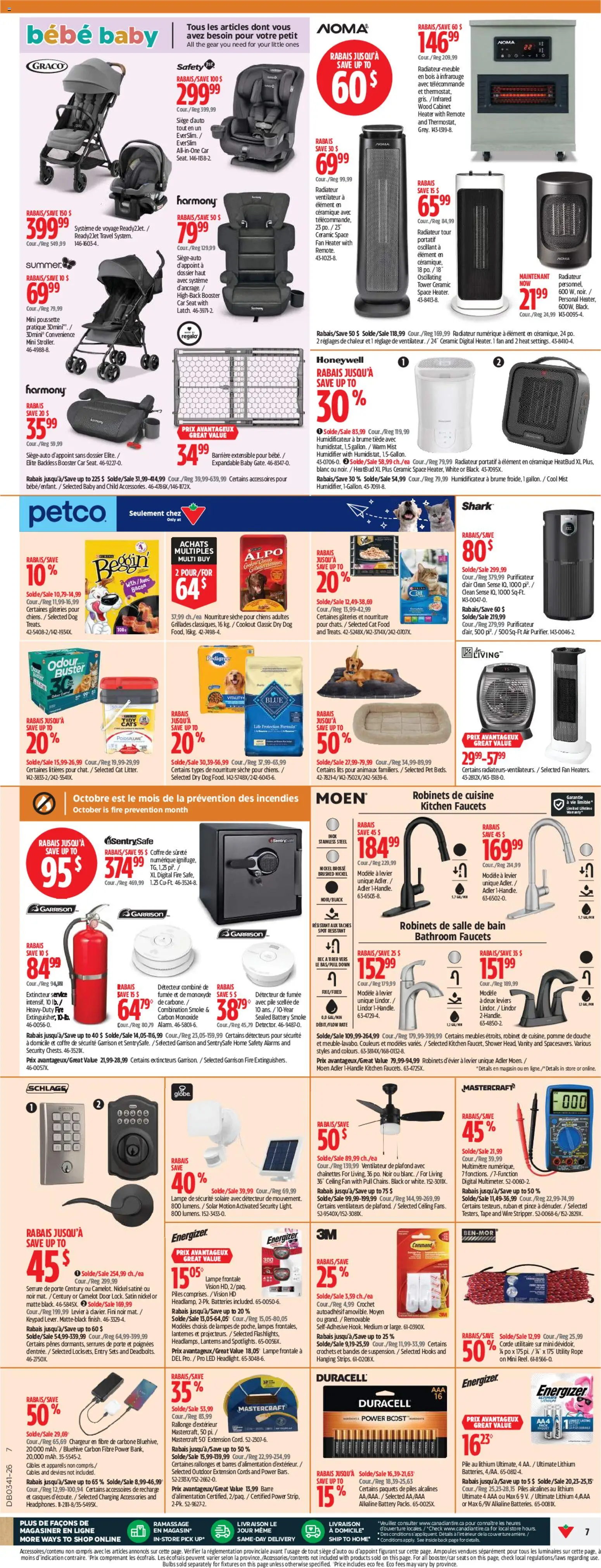 Canadian Tire flyer valid from Oct 8, 2026 | Page: 7
