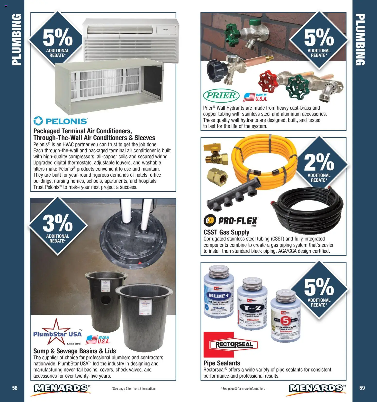 Menards Contractor Catalog - valid from 01/01/2026 | Page: 30 | Products: Sealant, Pipe, Conditioner, Air conditioner