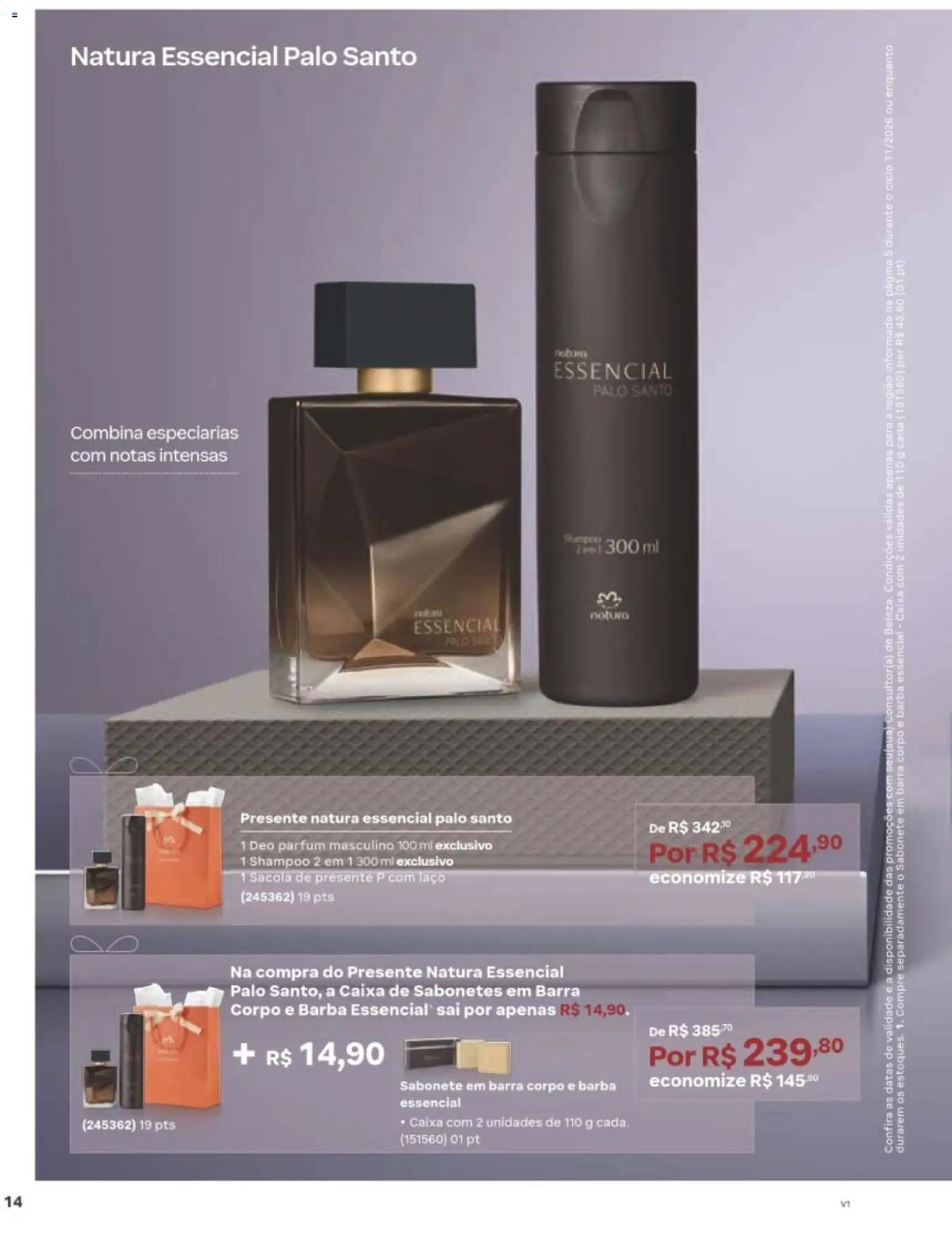 Natura Folheto - válido de 29/06/2026 | Página: 14 | Produtos: Shampoo, Caixa, Sabonete
