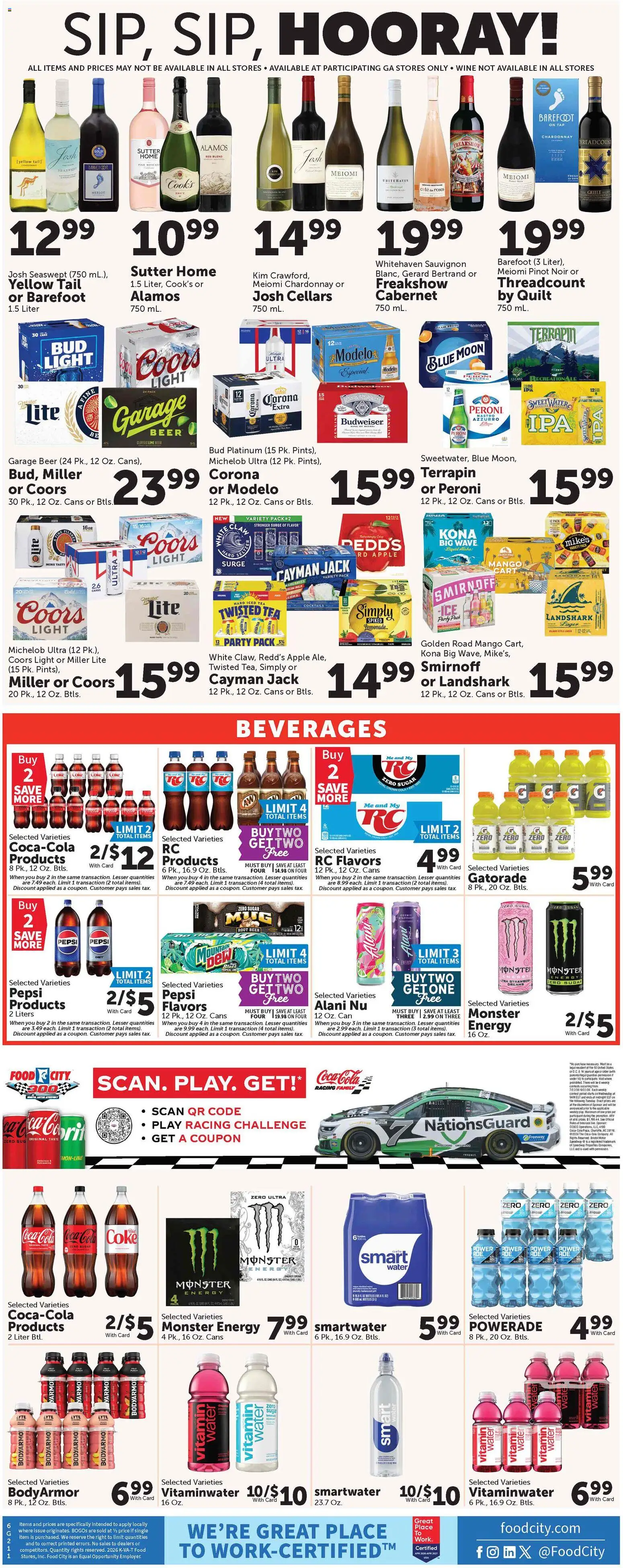Food City Weekly Ad - valid from 09/09/2026 | Page: 6 | Products: Ring, Lime, Energy drink, Quilt